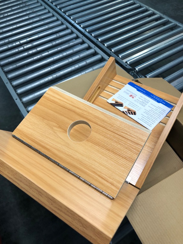Photo 1 of Professional Wooden Slant Board, Adjustable Incline Board and Calf Stretcher, Stretch Board - Extra Side-Handle Design for Portability full-coverage