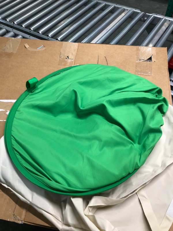 Photo 1 of RGTBANWPN Green Screen Chair, 59in Portable Green Screen Chair, Portable Background, 4.65ft Green Background Screen Portable, Chroma Key Green for Video Chat, Zoom, Green Screen Video Background.