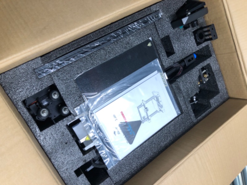 Photo 1 of SainSmart Official Creality Ender 3 V2 3D Printer, Upgraded Ender 3 3D Printer with Carborundum Glass Bed, Silent Motherboard and MeanWell Power Supply, Build Volume 220 x 220 x 250 mm