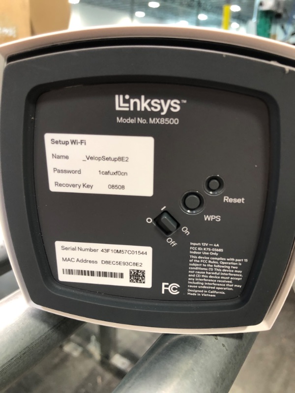 Photo 4 of Linksys MX8503 Atlas WiFi 6E Router Home WiFi Mesh System, Tri-Band, 9,000 Sq. ft,195+ Devices, Replaces Routers and Extenders, Gaming & Streaming, Speeds up to (AX8400) 8.4Gbps - 3PK WIFI 6E 9000 Sq. ft - 195+ Devices