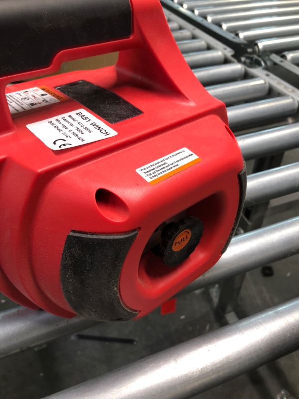 Photo 1 of Anbull Drill Winch Hoist Portable Drill Winch of 750 LB Capacity with 40 Feet Steel Wire Drill Winch for Lifting & Dragging