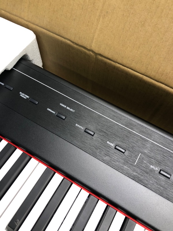 Photo 7 of Alesis Recital – 88 Key Digital Piano Keyboard with Semi Weighted Keys, 2x20W Speakers, 5 Voices, Split, Layer and Lesson Mode, FX and Piano Lessons