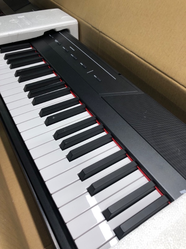 Photo 4 of Alesis Recital – 88 Key Digital Piano Keyboard with Semi Weighted Keys, 2x20W Speakers, 5 Voices, Split, Layer and Lesson Mode, FX and Piano Lessons