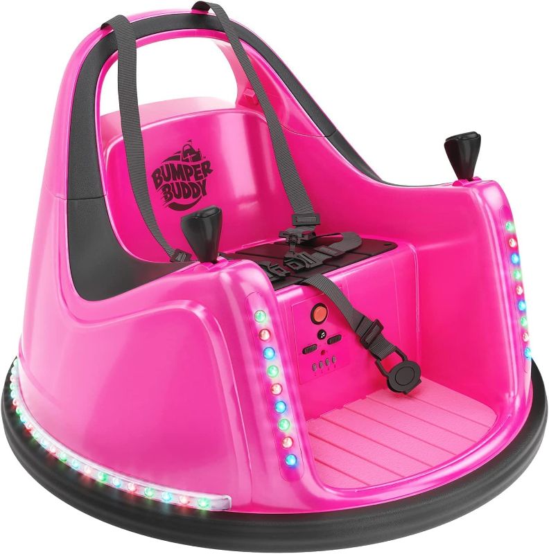 Photo 1 of Ride On Electric Bumper Car for Kids & Toddlers, 12V 2-Speed, Ages 1, 2, 3, 4, 5 Year Old Girls Christmas Toys : Baby Bumping Toy Cars & Remote - Gifts for 18 Months Girl Toddler-5 Years Birthday Gift