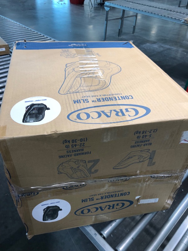 Photo 1 of Graco Contender Slim Convertible Car Seat, West Point