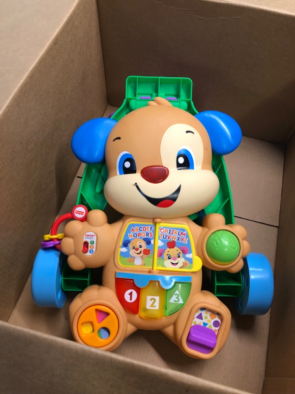 Photo 3 of Fisher-Price Laugh & Learn Baby Walker and Musical Learning Toy with Smart Stages Educational Content, Learn with Puppy? Puppy Walker