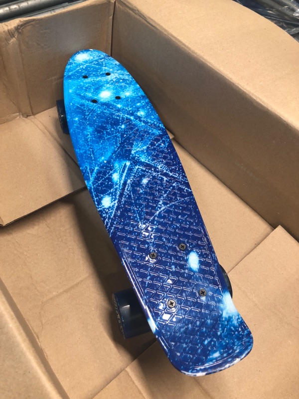 Photo 4 of Skateboards Complete 22 Inch Mini Cruiser Retro Skateboard for Kids Boys Youths Beginners