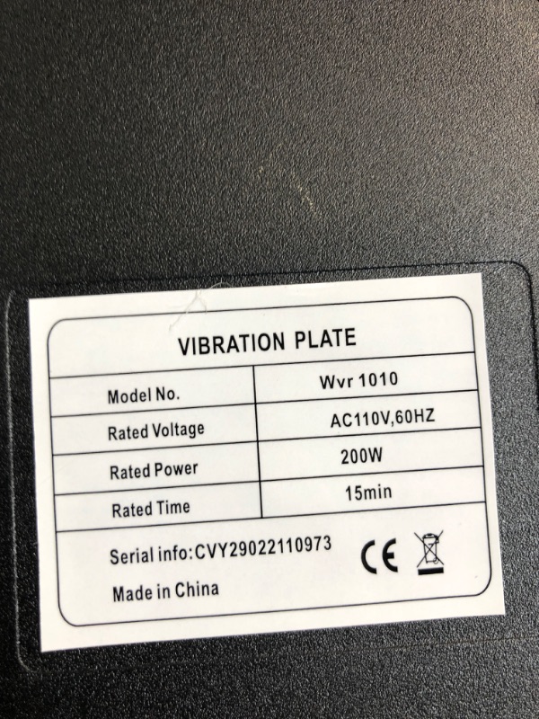 Photo 1 of LifePro Waver Vibration Plate Exercise Machine - Whole Body Workout Vibration Fitness Platform w/ Loop Bands - Home Training Equipment for Weight Loss & Toning Black