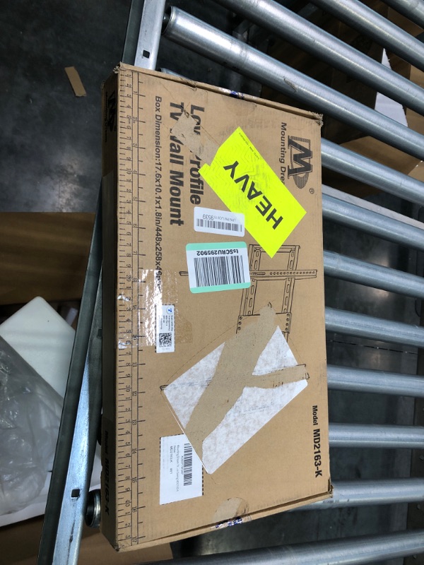 Photo 1 of Mounting Dream TV Mount Fixed for Most 42-70 Inch Flat Screen TVs, UL Listed TV Wall Mount Bracket up to VESA 600 x 400mm and 13