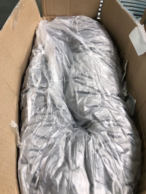 Photo 1 of Milliard Full Body Pillow - Shredded Memory Foam with Washable Cover - Long, Hypoallergenic, Firm Hug Pillows for Side and Back Sleepers (54in, Grey Velour)
