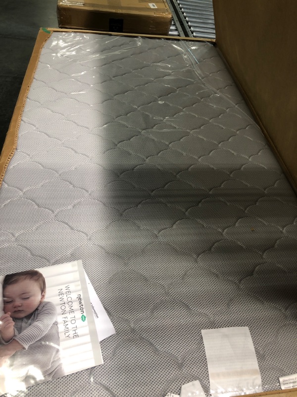 Photo 3 of Newton Baby Crib Mattress and Toddler Bed - Waterproof - 100% Breathable Proven to Reduce Suffocation Risk, 100% Washable, Better Than Organic, 2-Stage Removable Cover -Deluxe 5.5" Thick (Grey)
