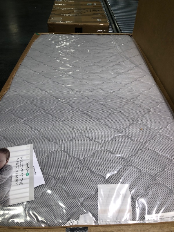 Photo 4 of Newton Baby Crib Mattress and Toddler Bed - Waterproof - 100% Breathable Proven to Reduce Suffocation Risk, 100% Washable, Better Than Organic, 2-Stage Removable Cover -Deluxe 5.5" Thick (Grey)