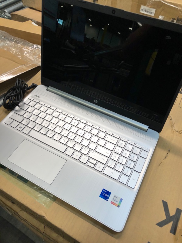 Photo 3 of HP Business Laptop, 15.6" FHD IPS Touchscreen Display, 11th Gen Intel i7-1165G7(Up to 4.7GHz), 16GB RAM 512GB PCIe SSD, Intel Iris Xe Graphics, Webcam, WiFi, Bluetooth, Windows 11, Natural Silver 16GB RAM|512GB SSD Intel i7-1165G7