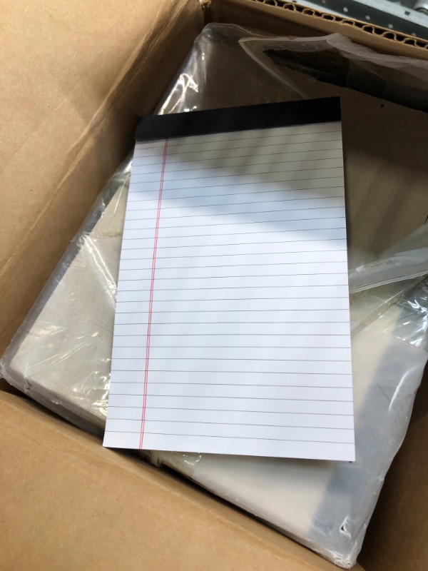 Photo 2 of 100 Pcs Legal Pads 5 x 8 Inch Writing Note Pads Wide Ruled Small Notepads Lined Writing Pads Bulk Legal Pad Notebook for School, College, Office, Business Supplies, 40 Sheets/Pad
