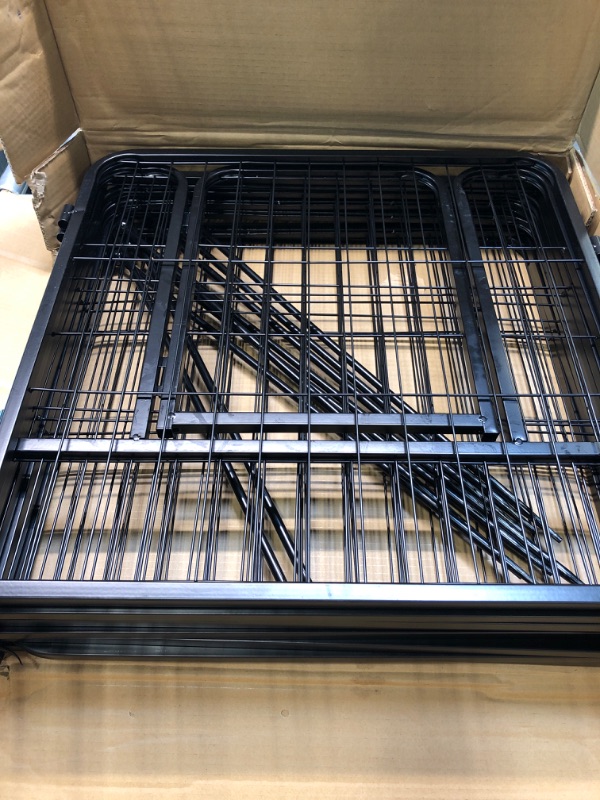 Photo 1 of FXW Dog Playpen Outdoor, 8/16/24/32 Panels Dog Pen 24"/32"/40"/50" Height Dog Fence Exercise Pen with Doors for Large/Medium/Small Dogs, Pet Puppy Playpen for RV, Camping, Yard 08 Panels 24 inch