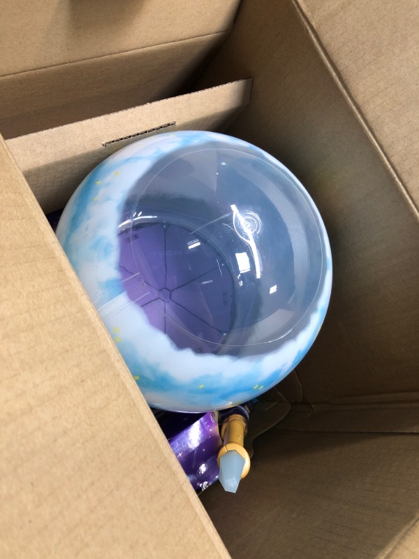 Photo 3 of Magic Mixies Magical Misting Crystal Ball with Interactive 8 inch Blue Plush Toy and 80+ Sounds and Reactions