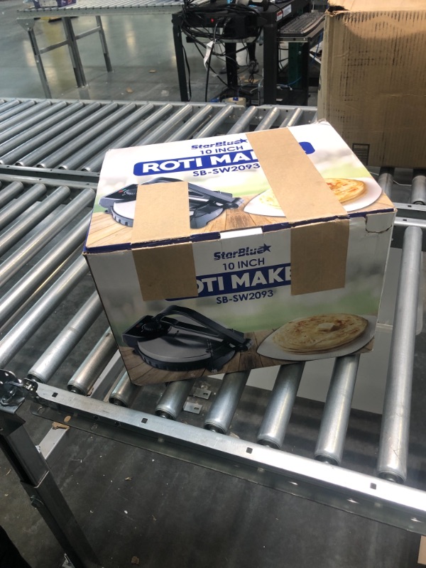 Photo 5 of 10inch Roti Maker by StarBlue with FREE Roti Warmer - The automatic Stainless Steel Non-Stick Electric machine to make Indian style Chapati, Tortilla, Roti AC 110V 50/60Hz 1200W
