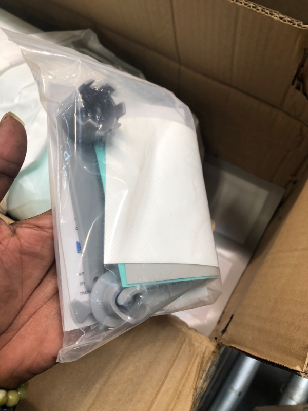 Photo 4 of XUNLONG Air Mat Tumble Track 4/8 inchs Thickness Inflatable Gymnastics Training Mat 10ft/13ft/16ft/20ft with Electric Air Pump for Cheerleading/Training/Water Fun/Park/Home use Gray+Green 10ft×3.3ft×4in?3×1×0.1m)