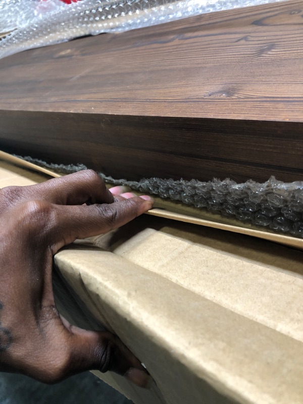 Photo 1 of Avana Fireplace Mantel Shelf 60 Inch - Natural Wood Mantles for Over Fireplace - Handcrafted Mantel Farmhouse Floating Shelf - Fireplace Mantels 60 Inches X 8 X 3 - Wooden Rustic Brown 60 X 8 X 3 Rustic Brown