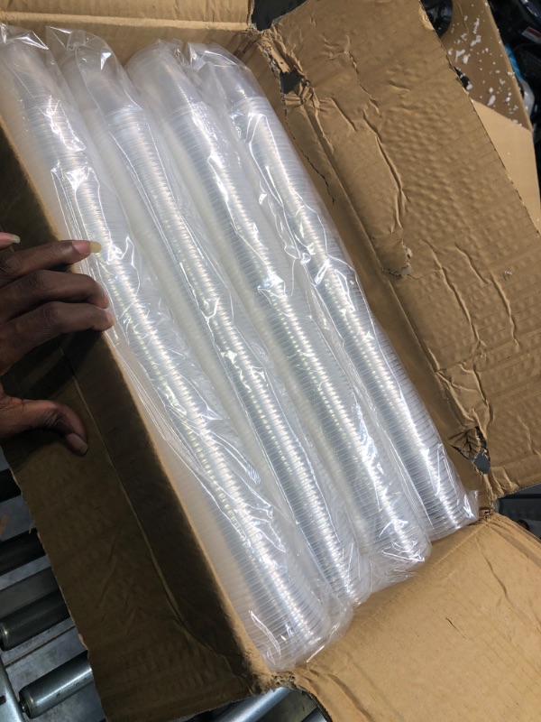 Photo 1 of Plasticpro plastic Cups 5 oz Disposable Clear Beverage Tumbler (2400 Count) 2500 7 Ounce