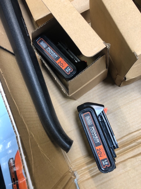 Photo 1 of BLACK+DECKER 20V MAX String Trimmer/Edger & Sweeper Kit with Trimmer Line, 30-Foot, 0.065-Inch, 3-Pack (LCC222 & AF-100-32P) 2 Battery Kit w/ (3) Spools