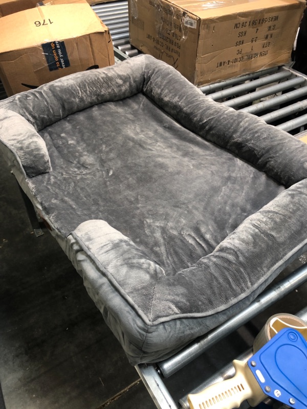 Photo 1 of Bedsure Orthopedic Dog Bed for Medium Dogs - Waterproof Dog Bed Medium, Foam Sofa with Removable Washable Cover, Waterproof Lining and Nonskid Bottom Couch, Pet Bed
