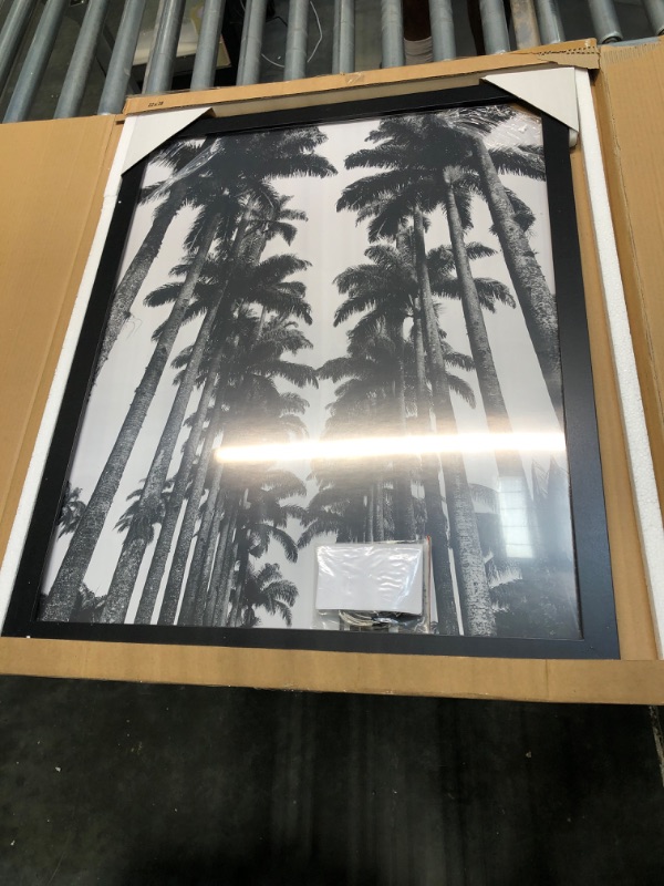 Photo 2 of Americanflat 22x28 Poster Frame in Black - Composite Wood with Polished Plexiglass - Horizontal and Vertical Formats for Wall with Included Hanging Hardware