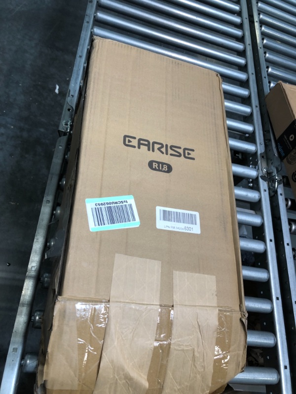 Photo 1 of EARISE R18 Portable PA System Speaker with 2 Wireless Microphones, 8” Subwoofer & 1" Tweeter, RGB Lights, Supports USB/AUX/TF/FM, Rechargeable Bluetooth Speaker, Karaoke Machine for Adults Kids Party