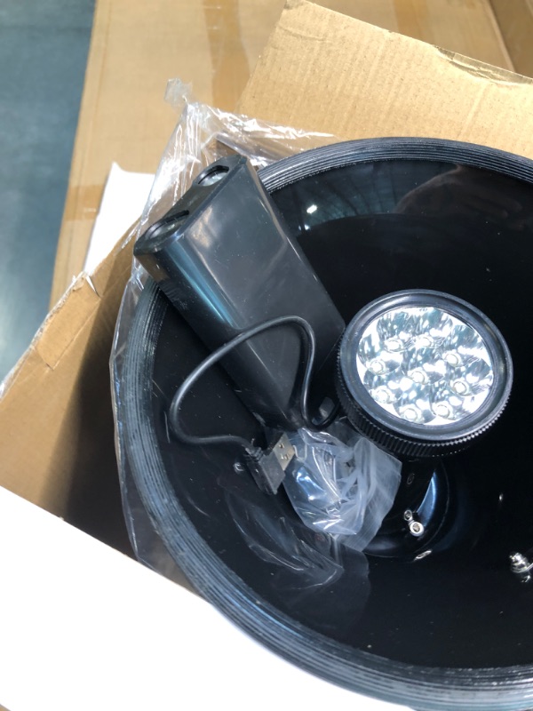 Photo 1 of Pyle Megaphone Speaker with Rechargeable Battery, LED Lights, Siren Alarm Mode