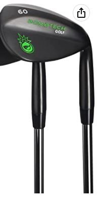 Photo 1 of BombTech - Premium Golf Wedge  60 Degrees Golf Wedges - Max Groove for Increased Spin - Black Wedge
