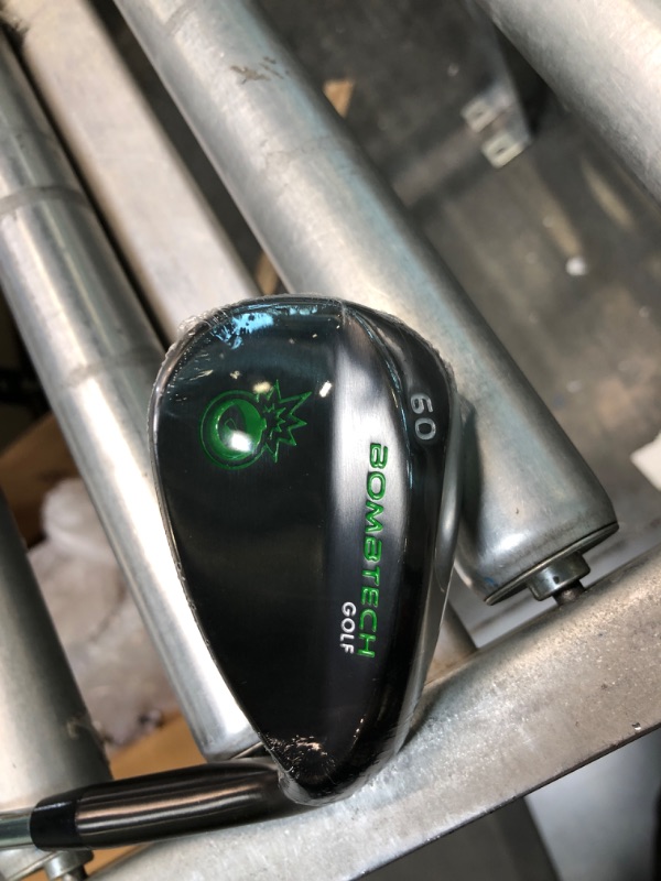 Photo 1 of BombTech - Premium Golf Wedge  60 Degrees Golf Wedges - Max Groove for Increased Spin - Black Wedge

