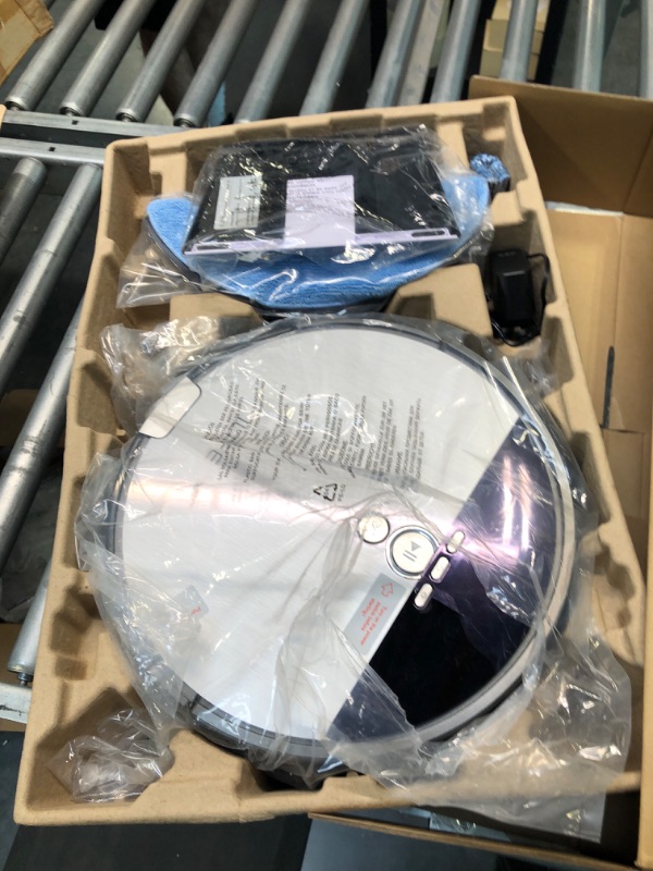 Photo 1 of ILIFE V8s Robot Vacuum and Mop Combo, Big 750ml Dustbin, Enhanced Suction Inlet, Zigzag Cleaning Path, LCD Display, Schedule, Self-Charging Robot Vacuum Cleaner, Ideal for Hard Floor and Pet Hair.