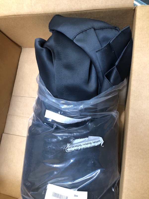 Photo 1 of Deconovo Blackout Curtains 84 Inches Long, Black Blackout Curtains for Bedroom - 2 Panels, 52x84 Inch, Room Darkening Curtains for Living Room, Back Tab and Rod Pocket Black Curtains 52W x 84L Inch Black