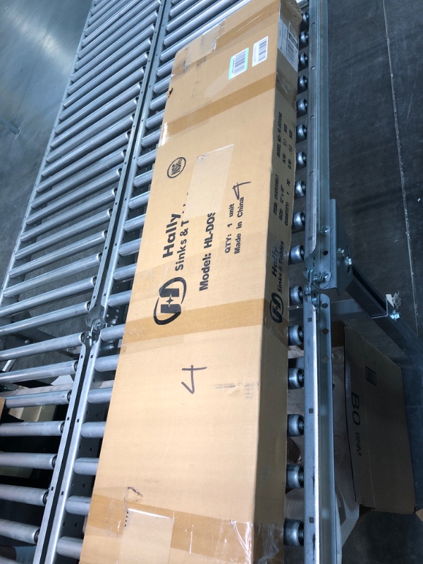 Photo 1 of Hally Double Overshelf of Stainless Steel 12'' x 48'' Weight Capacity 380lb, Commercial 2 Tier Shelf for Prep & Work Table in Restaurant, Home and Kitchen 12x48