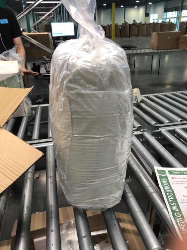 Photo 1 of Cooling Mattress Topper Queen for Back Pain, Extra Thick Mattress Pad Cover, Plush Pillow Top Overfilled with Down Alternative, Deep Elastic Pocket, White Queen White