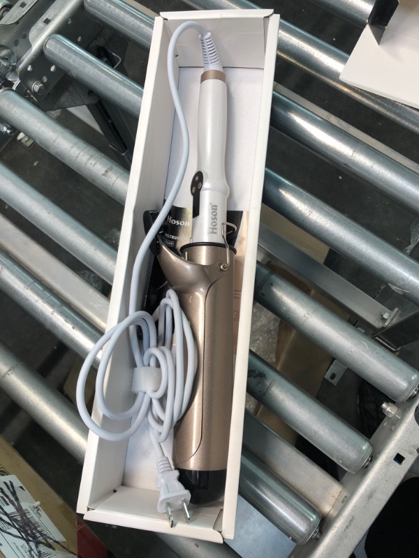 Photo 1 of Hoson 2 Inch Curling Iron Large Barrel, Long Barrel Curling Wand Dual Voltage, Ceramic Tourmaline Coating with LCD Display, Glove Include 2 inches