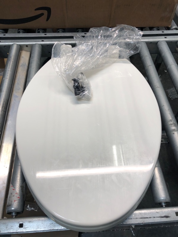Photo 1 of Toilet Seat with Toddler Seat Built in, Potty Training Toilet Seat for Kids, Magnetic Kids Toilet Seat, Slow Close, Thicken Plastic Easy to Clean, Removable and Never Loosen, White(18.5”Elongated) White Elongated