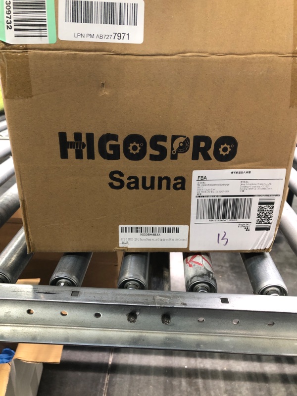 Photo 1 of HIGOSPRO 2.6 L Sauna Steamer, Portable Sauna Generator for Sauna, Home SPA Fumigation Steam Machine with Touch Button, Timer Display and Remote Control