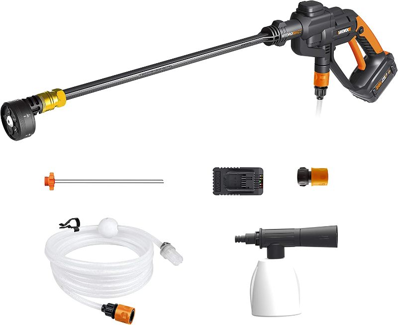 Photo 1 of WORX 20V Hydroshot Cordless Pressure Washer WG620.5 Portable Power Cleaner,w/Accessories, 1 * 2.0Ah Battery & Charger Included