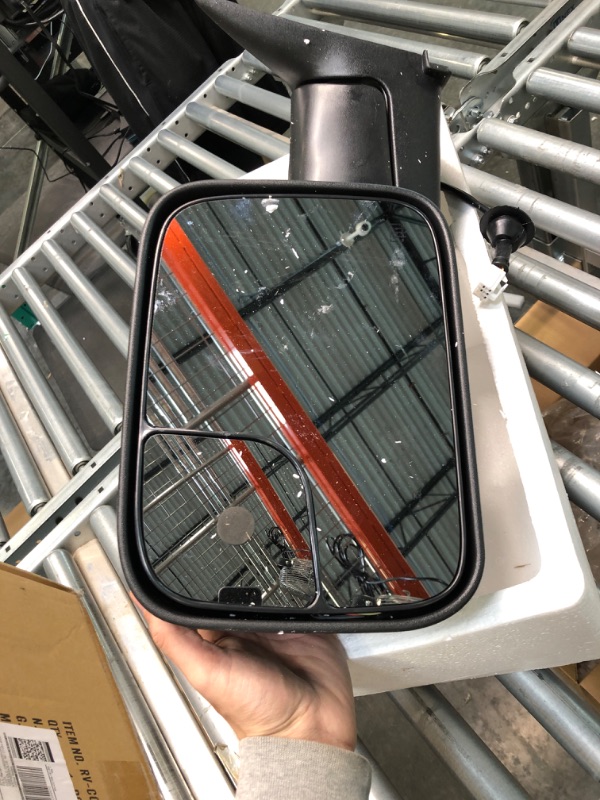 Photo 1 of MOSTPLUS Power Heated Towing Mirror Compatible for 1998 1999 2000 2001 Dodge Ram 1500/1998-2002 2500 3500 with Manual Telescoping-Driver Side… Left/Driver Side
