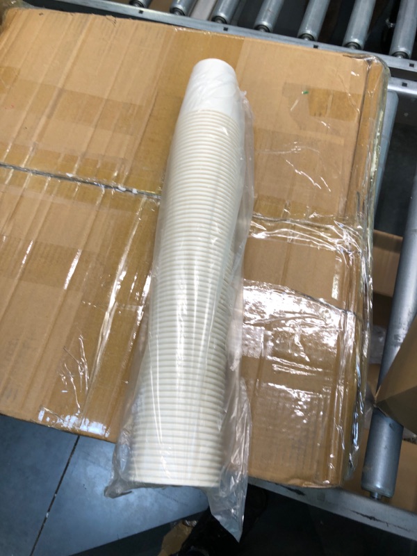 Photo 1 of AOZITA [592 Pack] 8 oz White Paper Cups, Disposable Paper Cups, Heavyduty Hot / Cold Beverage Drinking Cups for Party, Picnic, BBQ, Travel, and Event