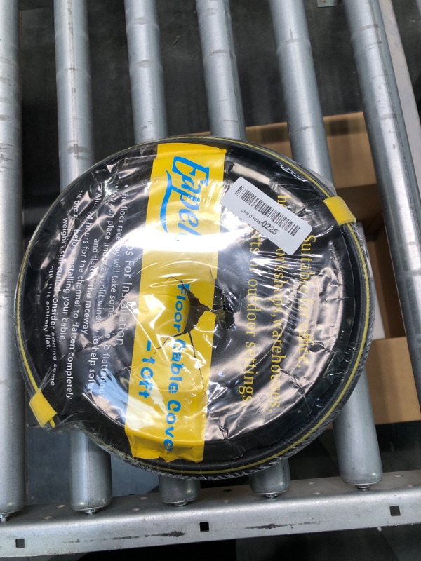 Photo 1 of Eapele 10 ft Floor Cable Cover Protector, Heavy Duty PVC Duct Easy to Unroll, Prevent Trip Hazard for Home Office or Outdoor Settings 10ft