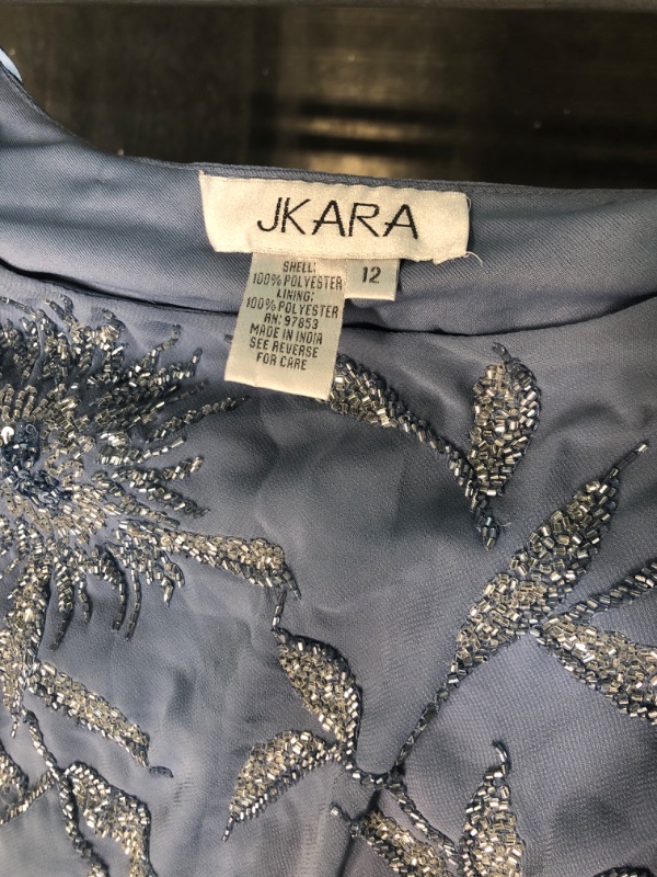 Photo 3 of J Kara Women's 3/4 Sleeve Beaded Dress (Size 12)
