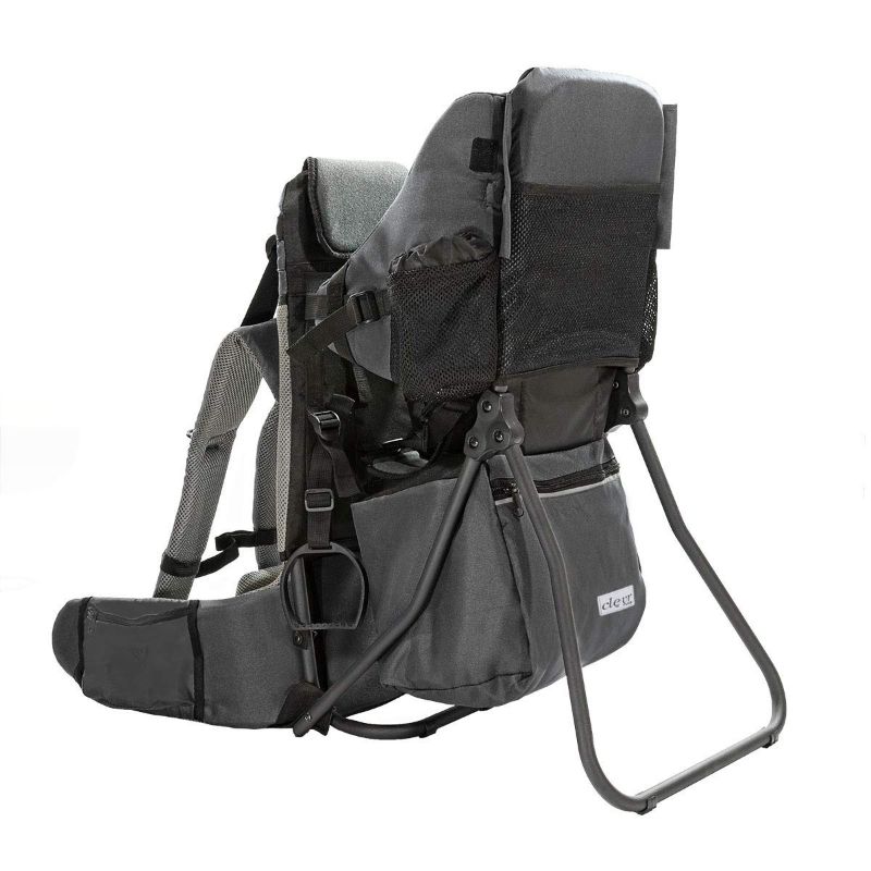 Photo 1 of ClevrPlus Cross Country Baby Backpack Hiking Child Carrier Toddler Gray