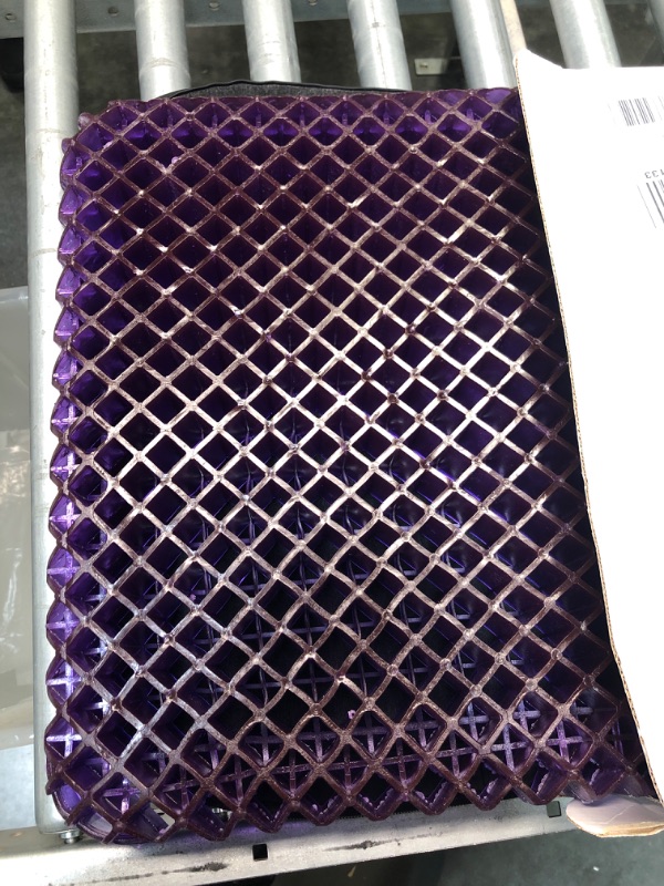 Photo 2 of Purple Royal Seat Cushion - Seat Cushion for The Car Or Office Chair - Temperature Neutral Grid