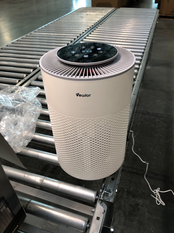 Photo 1 of Air Purifiers, Home Air purifier for Large Room Bedroom Up to 1100ft², VEWIOR H13 True HEPA Air Filter for Pets Smoke Pollen Odor, with Air Quality Monitoring, Auto/Sleep, 6 Timer, Light, Child Lock White