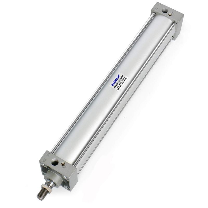 Photo 1 of Baomain Pneumatic Air Cylinder SC 63 x 500 PT 3/8, Bore: 2 1/2 inch, Stroke: 20 inch, Screwed Piston Rod Dual Action
