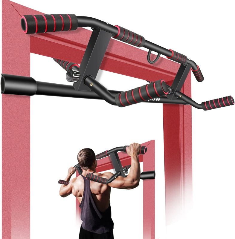 Photo 1 of Armpow Pull up Bar Chin up Bar for Doorway, Multifunctional Pull-up Bar, Workout Pullups Bar for Home Gym Upper Body Workout
