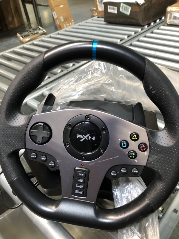 Photo 2 of 
PXN V9 PC Steering Wheel 270/900°gaming Steering Wheel Dual-Motor Feedback Driving with Pedals and Shifter game racing wheel for Xbox one/Xbox Series X/S...