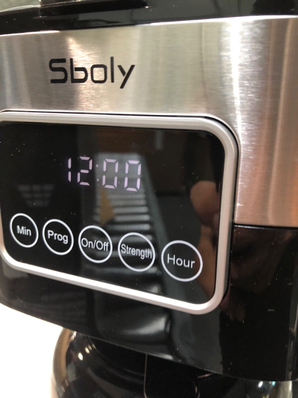 Photo 3 of Boly 8 Cup Coffee Maker with Thermal Carafe, Drip Coffee Maker Programmable with Timer and Coffee Pot, Automatic Coffee Machine Includes Reusable Filter